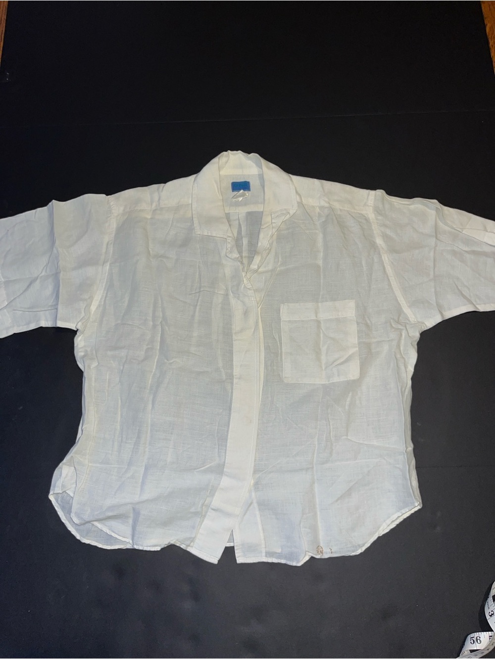 Kenzo White Linen Blouse